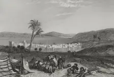 Tiberias and the Sea of Galilee, 1840. Creator: Émile Rouargue