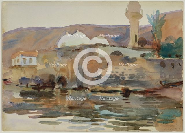 Tiberias, between late 1905 and early 1906. Creator: John Singer Sargent.