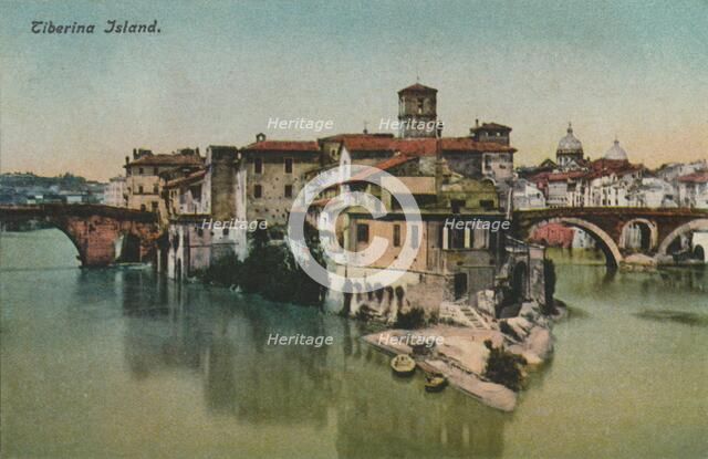 'Tiberina Island', c1900.  Artist: Unknown.