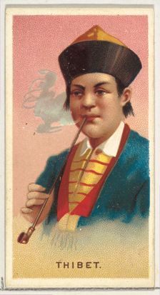 Tibet, from World's Smokers series (N33) for Allen & Ginter Cigarettes, 1888. Creator: Allen & Ginter