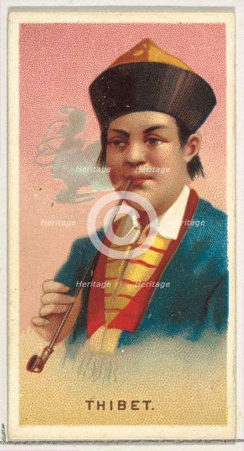 Tibet, from World's Smokers series (N33) for Allen & Ginter Cigarettes, 1888. Creator: Allen & Ginter.