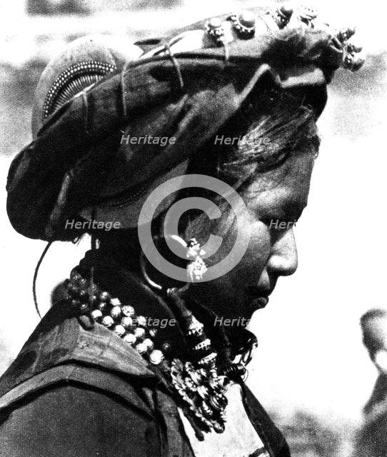Tibetan woman, 1938. Artist: Unknown