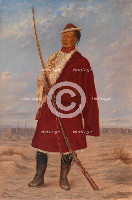 Tibetan Man, ca. 1893. Creator: Antonio Zeno Shindler.