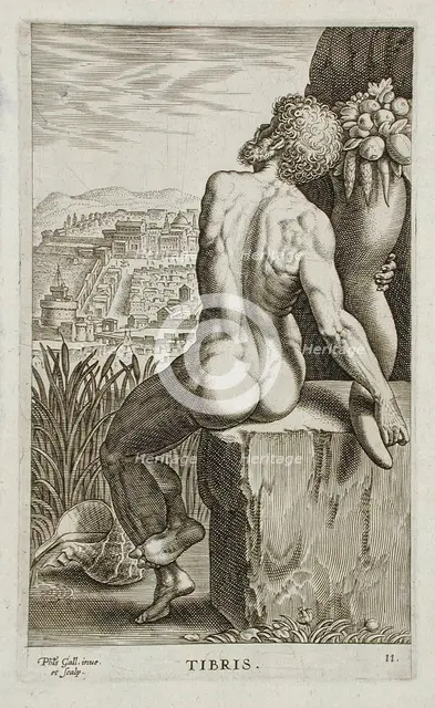 Tibris, 1586. Creator: Philip Galle.