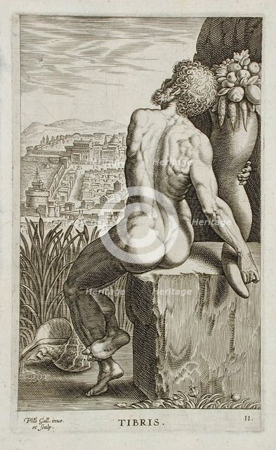 Tibris, 1586. Creator: Philip Galle.