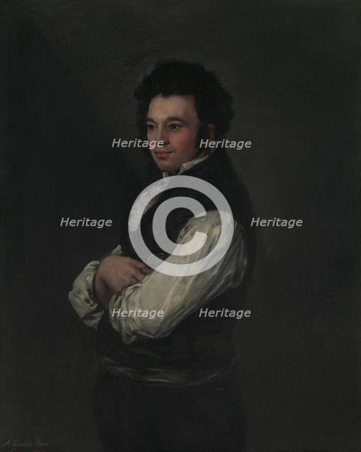 Tiburcio Pérez y Cuervo (1785/86-1841), the Architect, 1820. Creator: Francisco Goya.