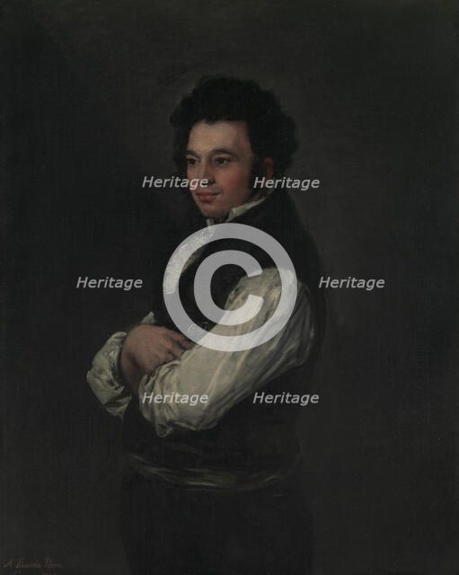 Tiburcio Pérez y Cuervo (1785/86-1841), the Architect, 1820. Creator: Francisco Goya.