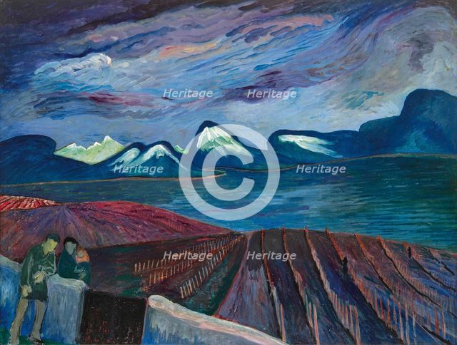 Ticino Landscape, 1919. Creator: Werefkin, Marianne, von (1860-1938).