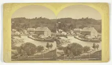 Ticonderoga - Lower Falls, North Side, 1870/76. Creator: Seneca Ray Stoddard