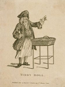 Tiddy Doll Cries of London, 1813. Artist: Anon