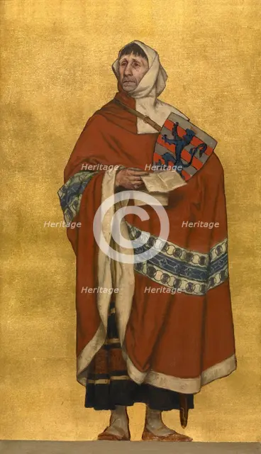 Tideman van den Berghe, 1889. Creator: Albrecht De Vriendt.