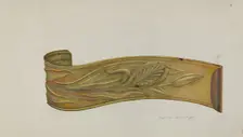 Tie-back, c. 1938. Creator: Harry Jennings