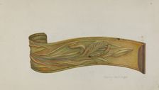 Tie-back, c. 1938. Creator: Harry Jennings