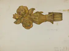 Tie-back, c. 1938. Creator: Harry Jennings