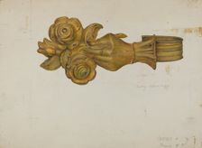 Tie-back, c. 1938. Creator: Harry Jennings