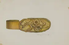 Tie-back, c. 1938. Creator: Harry Jennings