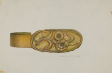 Tie-back, c. 1938. Creator: Harry Jennings