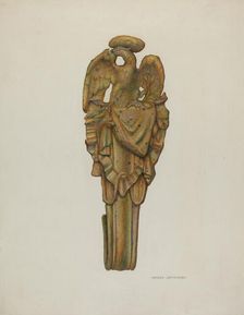 Tie-back, c. 1939. Creator: Harry Jennings