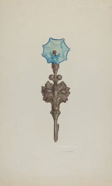 Tie-back, c. 1939. Creator: Helen Bronson