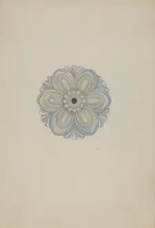 Tie-back, c. 1939. Creator: Henry Moran