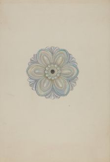 Tie-back, c. 1939. Creator: Henry Moran