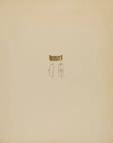 Tie Pin, c. 1936. Creator: Eugene Barrell