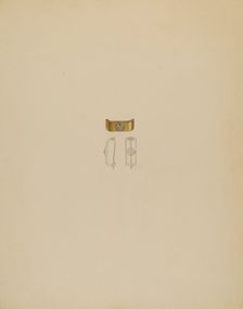 Tie Pin, c. 1936. Creator: Eugene Barrell