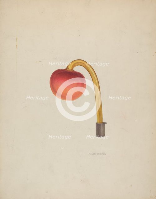 Tieback, c. 1939. Creator: Helen Bronson.