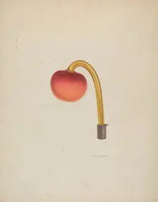 Tieback, c. 1939. Creator: Helen Bronson