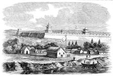 Tien-Tsin, on the banks of the Peiho River, 1860. Creator: Unknown