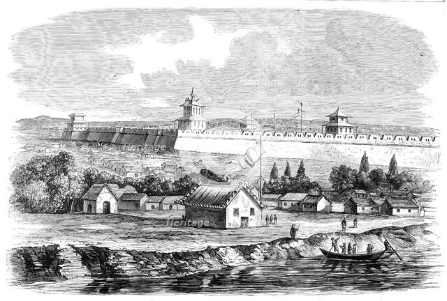 Tien-Tsin, on the banks of the Peiho River, 1860. Creator: Unknown.