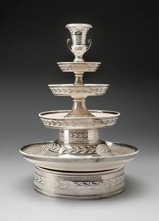 Tiered Centerpiece, Italy, 19th century. Creator: Unknown
