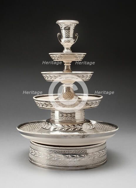 Tiered Centerpiece, Italy, 19th century. Creator: Unknown.