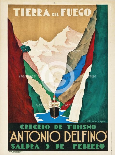 Tierra del Fuego, 1930. Creator: Fabregas, Ricard (1906-1947).