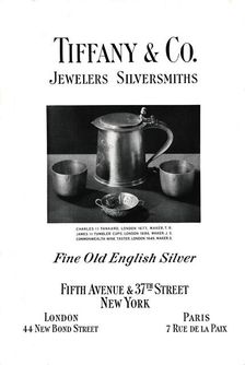 Tiffany & Co. advertisement, 1937