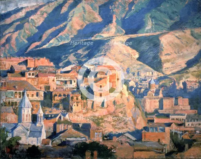 Tiflis, 1918. Artist: Lanceray (Lansere), Evgeny Evgenyevich (1875-1946)