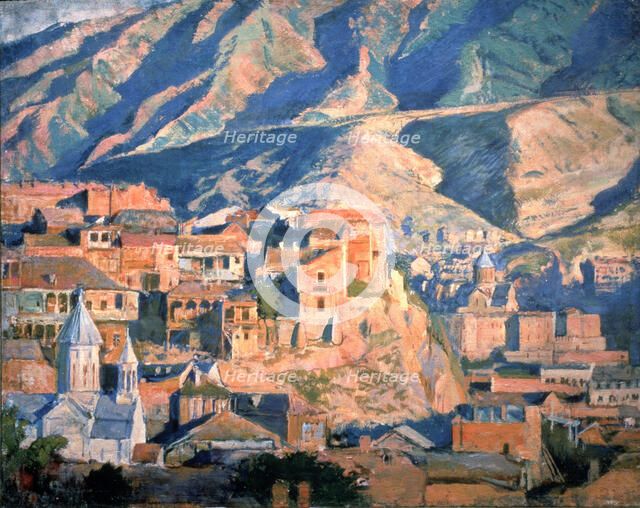 Tiflis, 1918. Artist: Lanceray (Lansere), Evgeny Evgenyevich (1875-1946)