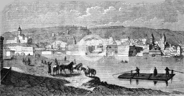 'Tiflis; Head Quarters of Prince Woronzoff, General-in-Chief of the Russian Forces in Asia', 1854. Creator: Unknown.
