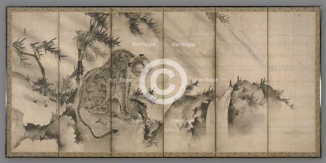 Tiger, 1500s. Creator: Sesson Sh?kei (Japanese, 1504-1589).
