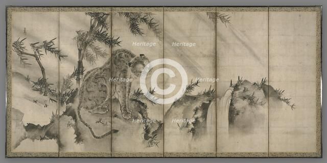 Tiger, 1500s. Creator: Sesson Sh?kei (Japanese, 1504-1589).