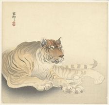 Tiger, 1920-1930. Creator: Ohara, Koson (1877-1945)