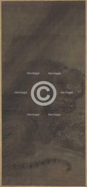 Tiger, c. 1250-1279. Creator: Fachang Muqi (Chinese, 1220-1280).