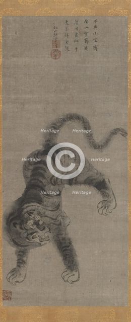 Tiger, early 18th century. Creator: Meiso.