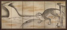 Tiger, early to mid-1600s. Creator: Soga Nichokuan (Japanese), attributed to