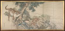 Tiger Family, early 1800s. Creator: Kishi Ganku (Japanese, 1749/56-1838)