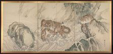 Tiger Family, early 1800s. Creator: Kishi Ganku (Japanese, 1749/56-1838)