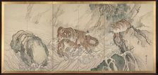 Tiger Family, early 1800s. Creator: Kishi Ganku (Japanese, 1749/56-1838)