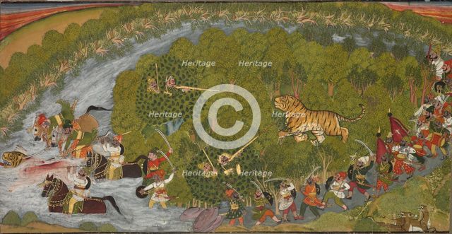 Tiger Hunt, c. 1800. Creator: Unknown.