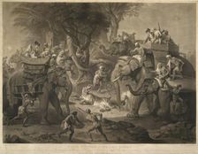 Tiger Hunting in the East Indies, 1802. Creator: Richard Earlom
