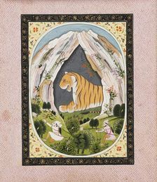 Tiger in a cave, c1810